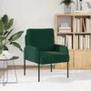vidaXL Sofas mit Kissen 55cm Dunkelgrün Sperrholz Produktbild-Vorschau 3