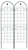 Relaxdays Rankgitter 2er Set, Metall, 180 x 50 cm, Vintage Produktbild-Vorschau 10