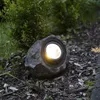 LED-Solarstein 'Rocky', 1 warm white LED, grau Produktbild-Vorschau 2