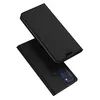 A black flip phone case is shown from a slightly elevated angle, with the phone inside. Podgląd zdjęcia produktu
