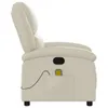 vidaXL Massagesessel Creme Kunstleder Produktbild-Vorschau 5