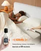 A person sleeping in a bed while a cleaning device is being used nearby. Náhled obrázku produktu
