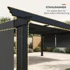 SUGIFT Pergola 3 x 3,5 m mit 3-teiligem Schiebedach, Produktbild-Vorschau 3