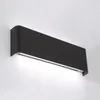 Wandlampe Aluminium LED B: 31 cm Up Down Schwarz länglich Produktbild-Vorschau 2