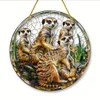 GKA XL Sonnenfänger Erdmännchen 20 cm Buntglas Lichtfänger Produktbild-Vorschau 4