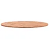 vidaXL Tischplatte Ø70x1,5 cm Rund Massivholz Buche Produktbild-Vorschau 5