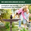 TOPANBIETER 999 Vogeltränke Rund auf Fuß 39 cm, Vogelbad, Produktbild-Vorschau 5