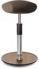 Sitz- Stehhocker Free Tall Triangel Gestrick Braun Chrom Produktbild-Vorschau 2