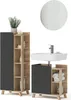 Badmöbel-Set Vicco Karen Sonoma/Anthrazit 3 Teile, Model Produktbild-Vorschau 7