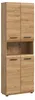 Badezimmer Hochschrank "Cover" in Artisan Eiche Badschrank Produktbild-Vorschau 9