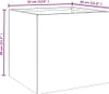 vidaXL Sadzarka 32x30x29 cm stal corten Podgląd zdjęcia produktu 6