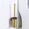 WC-Bürste mit Halterung Edelstahl gold, Wandmontage, Produktbild-Vorschau 3