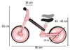 Trike Fix Glow svietiaci bežecký bicykel/odrážadlo 12" LED Náhľad obrázku produktu 10