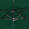 vidaXL Doppel-Sonnenschirm mit LED-Leuchten Grün 316x145 cm Produktbild-Vorschau 9