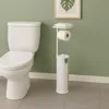 Portarotoli Relaxdays, per 4 rotoli di ricambio, ripiano, Anteprima dell’immagine prodotto 2