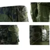 A collage of four close-up images showing details of camouflage work pants. Anteprima dell’immagine prodotto