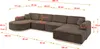 ALTDECOR Ecksofa in U-Form  ARRIO-U2 - 388x171x83 cm Braun Produktbild-Vorschau 5