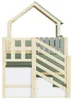 Kinder-Etagenbett 90x200 cm aus Kiefernholz & MDF Hausbett Produktbild-Vorschau 19