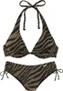 Bruno Banani Bügel-Bikini schwarz-gold Größe 42 Cup C Produktbild-Vorschau 1