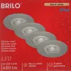 Briloner LED-Einbauleuchten Kulana 4er Set Mini 4,9W 480lm Produktbild-Vorschau 16