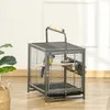 Cage de transport en acier pour perroquets, cage š€ oiseaux Voir les images du produit 4
