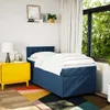 Boxspringbett mit Matratze Blau 90x200 cm Stoff, Klassische Produktbild-Vorschau 3