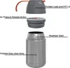 Intirilife Thermobehälter mit 650ml Kapazität - Für warme Produktbild-Vorschau 3