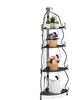 Étagère d'angle en métal Relaxdays, étagère à plantes sur Voir les images du produit 1