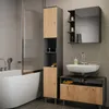 Hochschrank Vicco Fynn Anthrazit/Goldkraft Eiche 30 x 190 Produktbild-Vorschau 4