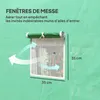 Outsunny Serre de jardin 6 m² 3 x 2 m avec 1 porte + 2 Voir les images du produit 6