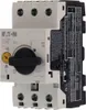 A close-up studio shot of an Eaton PKZM0-XTPR BC1 motor protection circuit breaker. Náhľad obrázku produktu
