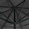vidaXL Sonnenschirm mit Aluminium-Mast 600 cm Anthrazit Produktbild-Vorschau 9