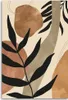 Leinwandbild Boho-Blätter und -Zweige 40x60 Feeby Beige Produktbild-Vorschau 3