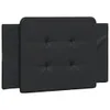 vidaXL Cadre de lit sans matelas "Zadar" noir 90x200 cm Voir les images du produit 8
