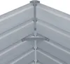 vidaXL Hochbeet 160 x 80 x 77 cm Verzinkter Stahl Grau Produktbild-Vorschau 5