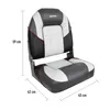 Waterside Bootssitz (Boat Seat) Speed Pro grau/anthrazit, Produktbild-Vorschau 6