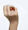 Curiosa Bague Cocktail de Swarovski - Rose Voir les images du produit 2