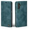 A teal flip cover phone case is shown from two angles against a white background. Produktbild-Vorschau
