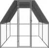 An empty outdoor chicken coop with a pitched roof and a door. Náhľad obrázku produktu