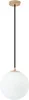 tooLight Pendellampe App1249-1C Schwarz Gold Metall Glas Produktbild-Vorschau 1