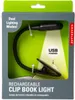 Kikkerland Rechargeable Clip Book Light Black Produktbild-Vorschau 1