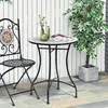 Outsunny Gartentisch Mosaiktisch Balkontisch Beistelltisch Produktbild-Vorschau 7