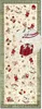 A close-up view of a rug with a repeating pattern of Christmas toys and festive elements. Podgląd zdjęcia produktu
