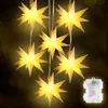 Salcar 6-delige set 3D-ster LED-lichtketting, op Productafbeelding-voorbeeld 6