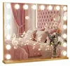 Lustro do makijażu Hollywood złote make-up wizażu 58x48cm Podgląd zdjęcia produktu 5