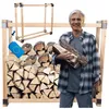 MODO24 Kaminholzregal, Holzunterstand, Brennholzregal, Produktbild-Vorschau 1