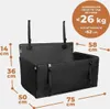 Koš na psa na zadním sedadle auta - černý - L Náhled obrázku produktu 2