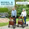 KESSER® Rollator Aluminium faltbar, höhenverstellbar & bis Produktbild-Vorschau 8