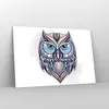 Bilder auf glas - Owl aztekische Tierwelt Grafik - 120x80cm Produktbild-Vorschau 4