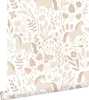 ESTAhome Tapeta jednorożce beżowym 53 cm x 10.05 m Podgląd zdjęcia produktu 1